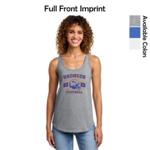Genoa-Kingston Broncos Ladies Core Cotton Tank Top