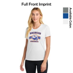 Genoa-Kingston Broncos Ladies Performance Tee