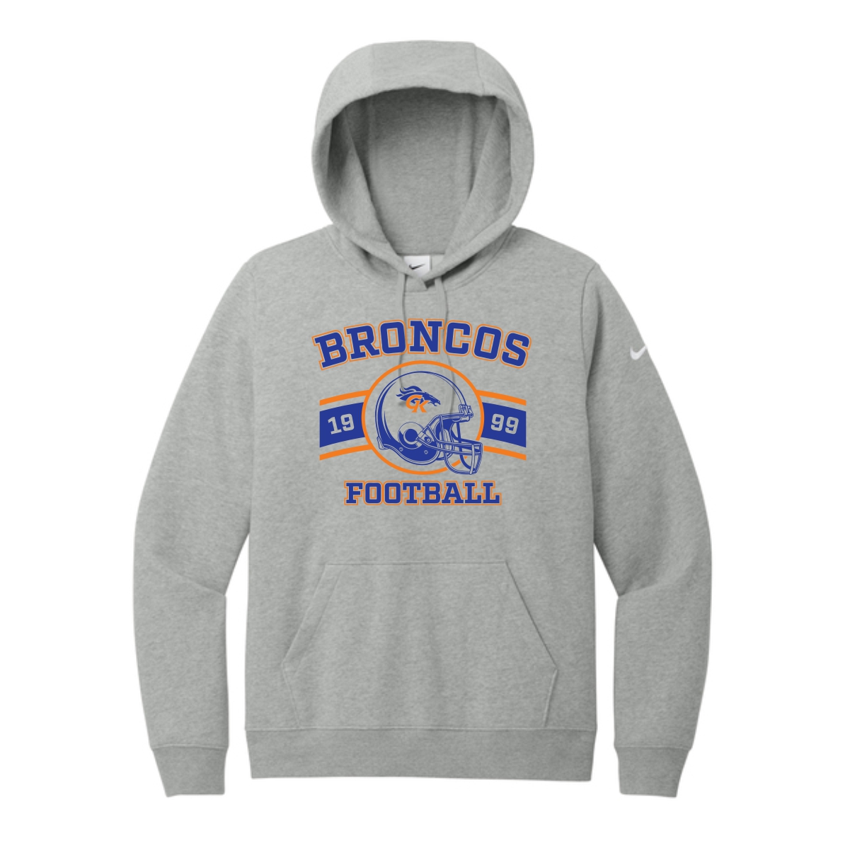 Genoa-Kingston Broncos Ladies Nike Pullover Hoodie - Image 2