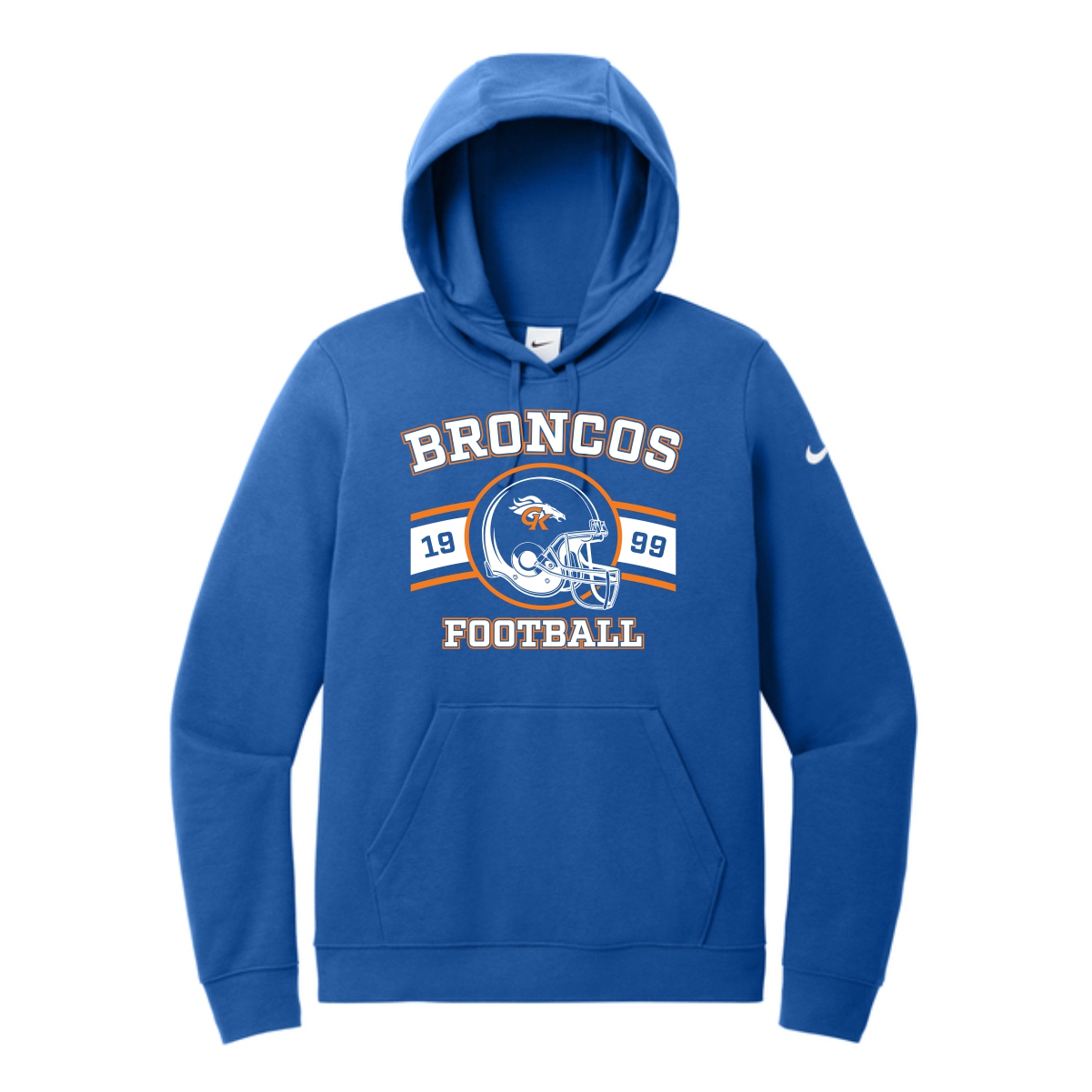 Genoa-Kingston Broncos Ladies Nike Pullover Hoodie - Image 3