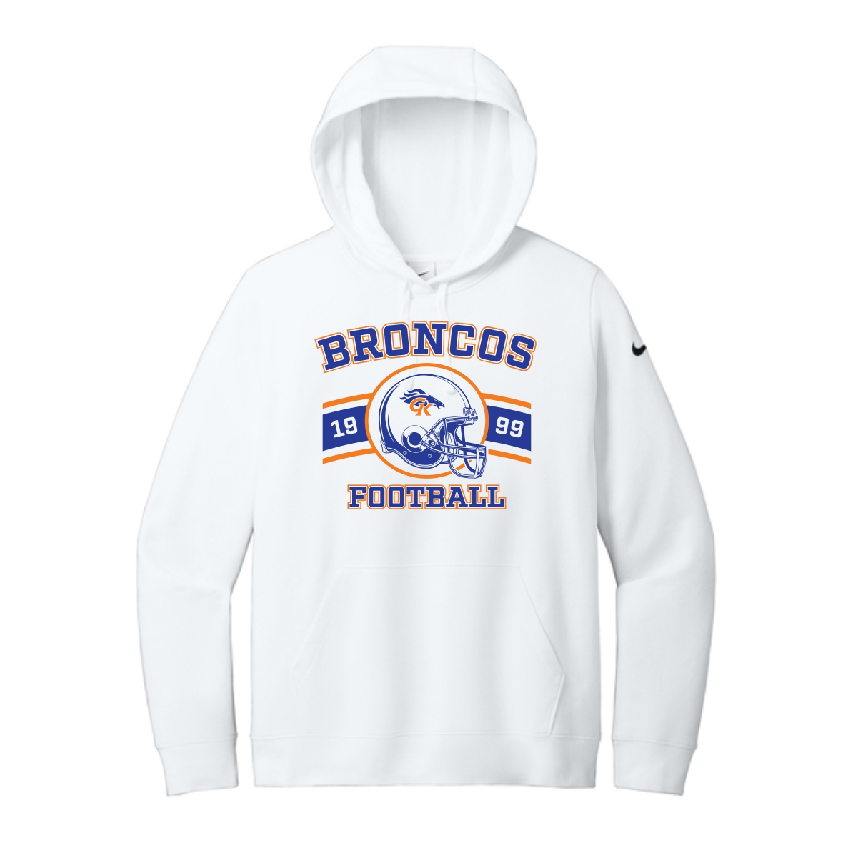 Genoa-Kingston Broncos Ladies Nike Pullover Hoodie - Image 4