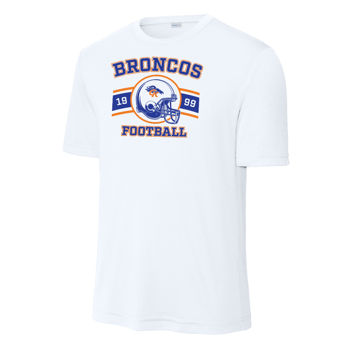 Genoa-Kingston Broncos Adult & Youth Performance Tee - Image 5