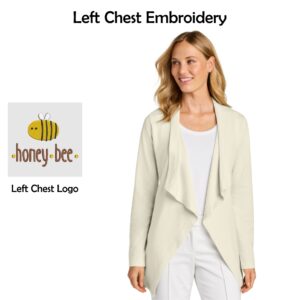 Honey Bee Child Development Center Ladies Breakwater Open Cardigan