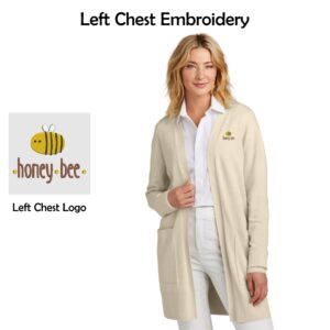 Honey Bee Child Development Center Ladies Mercer+Mettle Open-Front Cardigan Sweater