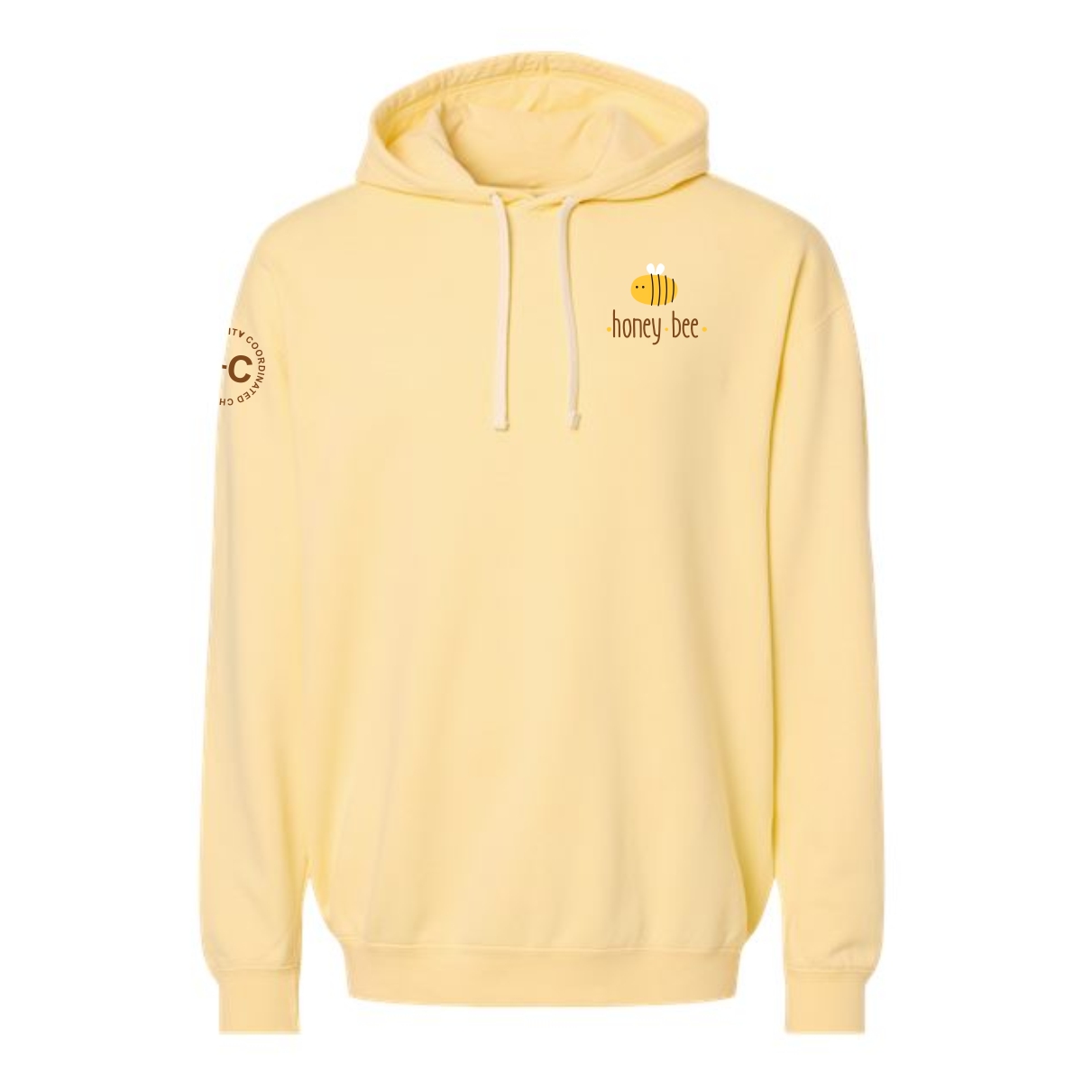 Honey Bee Child Development Center Lightweight Hooded Sweatshirt - Image 2