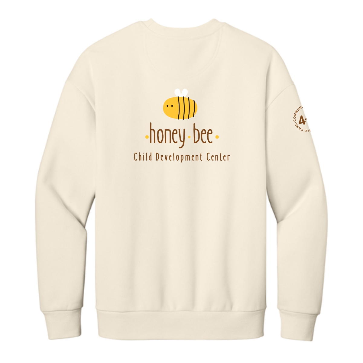 Honey Bee Child Development Center Heavyweight Fleece Crew (Oversized fit) - Image 3