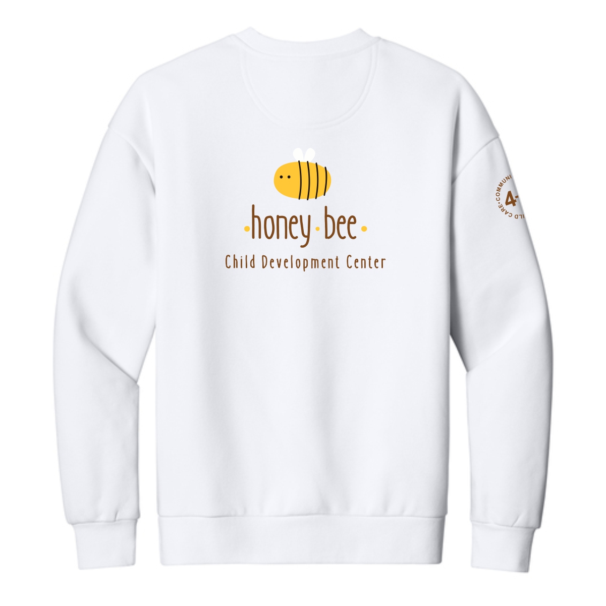 Honey Bee Child Development Center Heavyweight Fleece Crew (Oversized fit) - Image 5