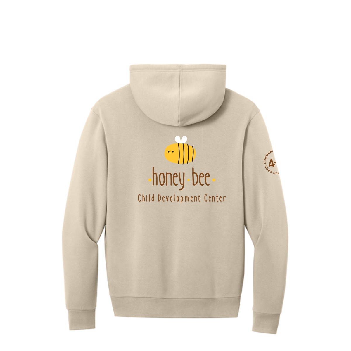 Honey Bee Child Development Center Full-Zip Hoodie (with Transfers) - Image 3