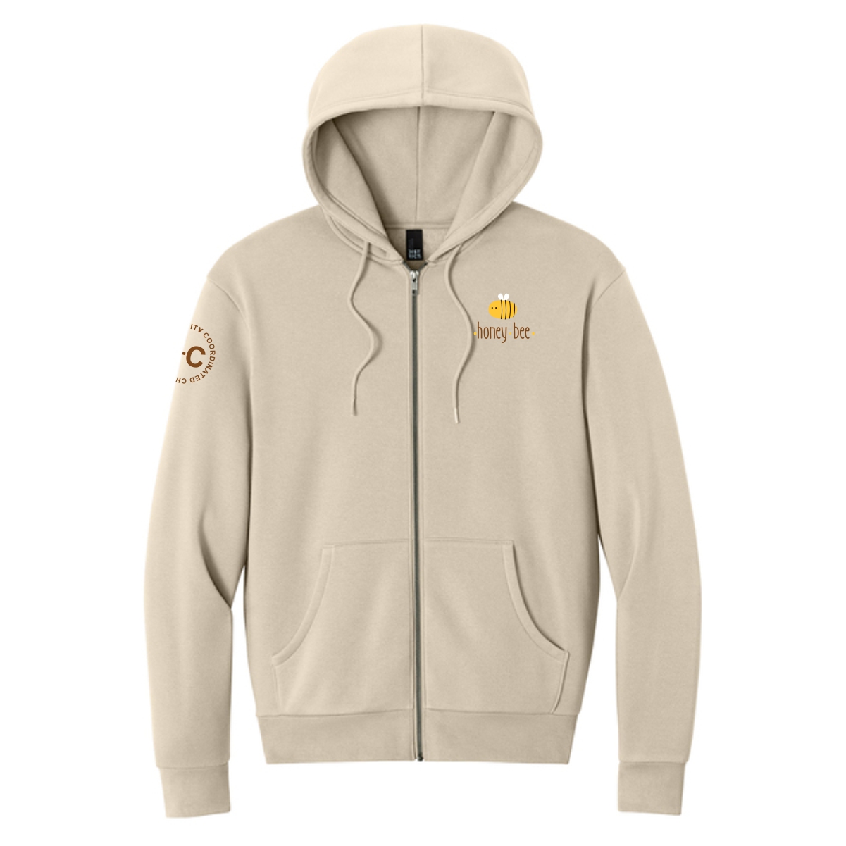 Honey Bee Child Development Center Full-Zip Hoodie (with Transfers) - Image 2