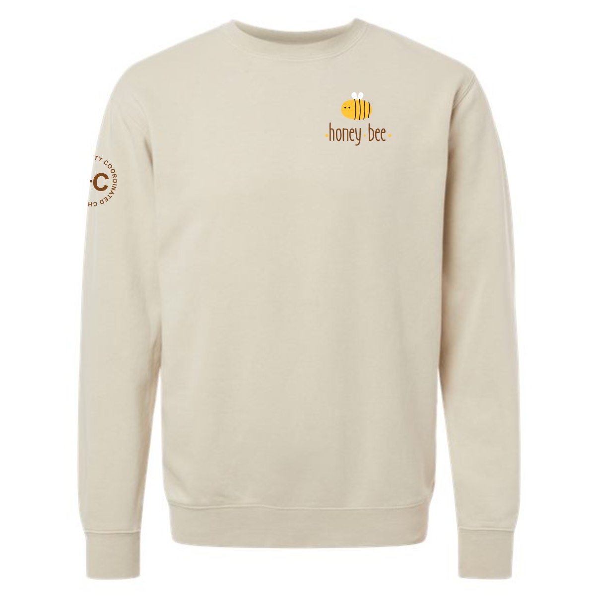 Honey Bee Child Development Center Pigment-Dyed Crewneck Sweatshirt - Image 2
