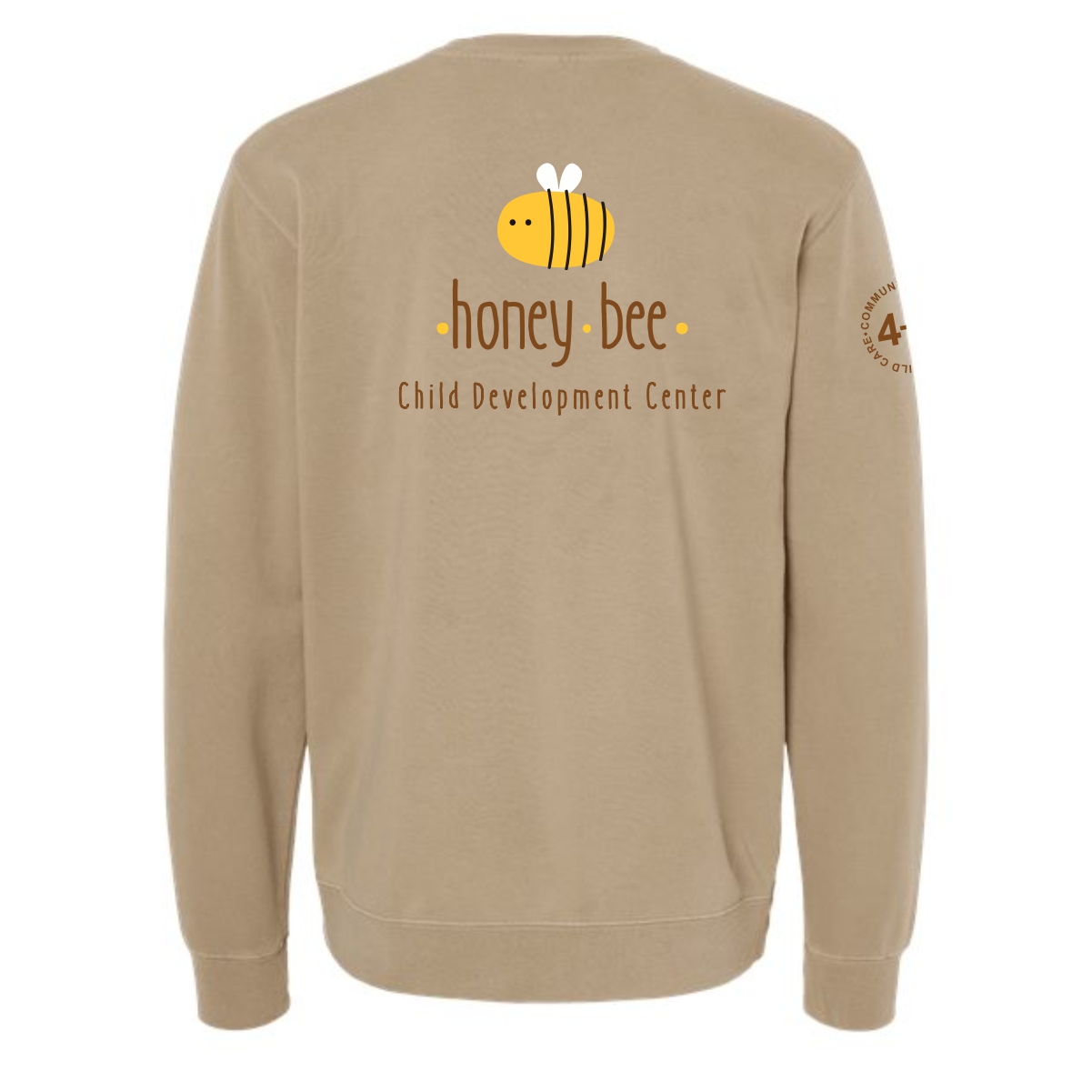 Honey Bee Child Development Center Pigment-Dyed Crewneck Sweatshirt - Image 5