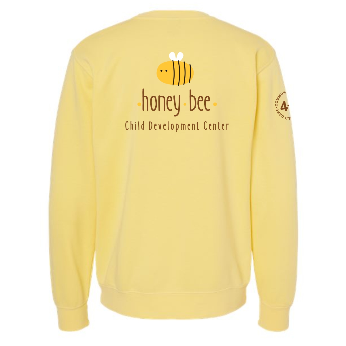 Honey Bee Child Development Center Pigment-Dyed Crewneck Sweatshirt - Image 7