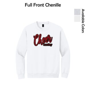 Huntley HS Cheer Crewneck Sweatshirt with Chenille