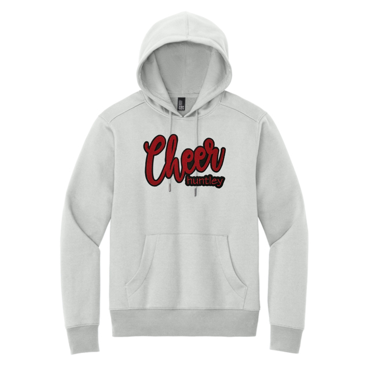 Huntley HS Cheer District Fleece Hoodie with Chenille - Image 2