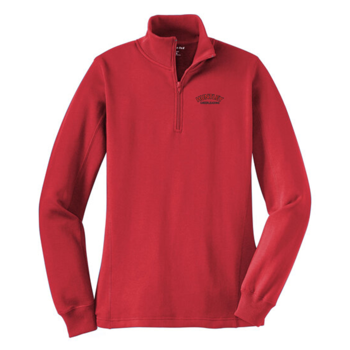 Huntley HS Cheer Ladies Quarter-Zip Sweatshirt - Image 2