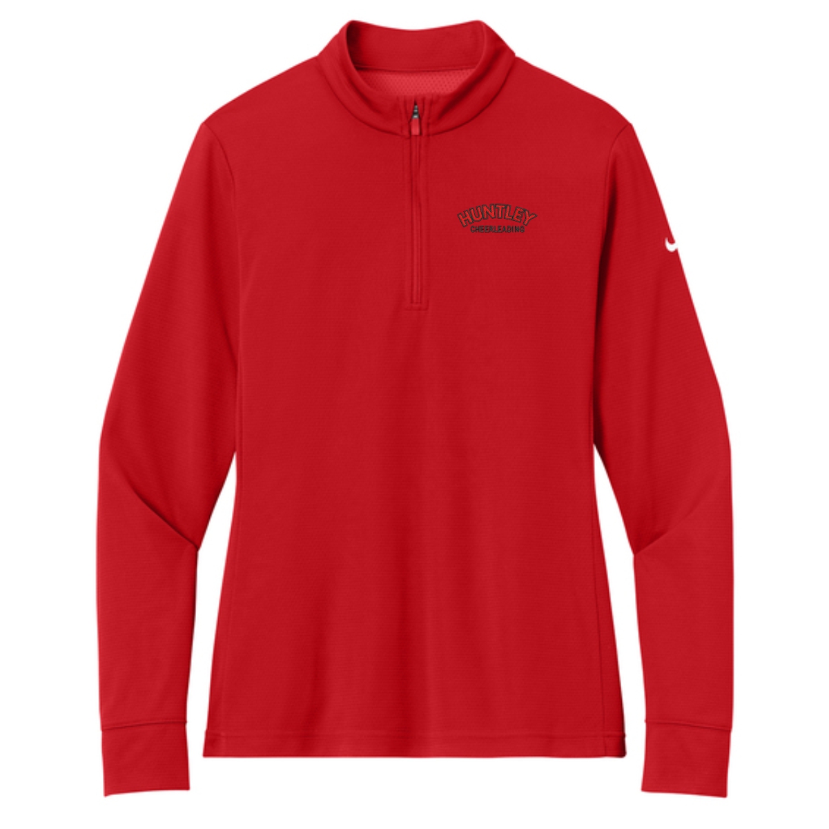 Huntley HS Cheer Ladies Nike 1/2-Zip Cover-Up - Image 2