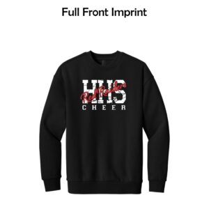 Huntley HS Cheer District Heavyweight Fleece Crew (Oversized fit)