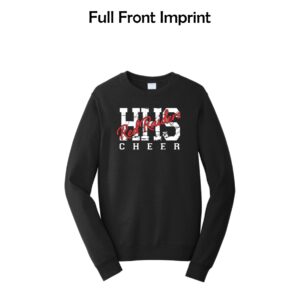 Huntley HS Cheer Crewneck Sweatshirt