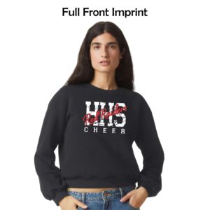 Huntley HS Cheer Ladies Crewneck Sweatshirt