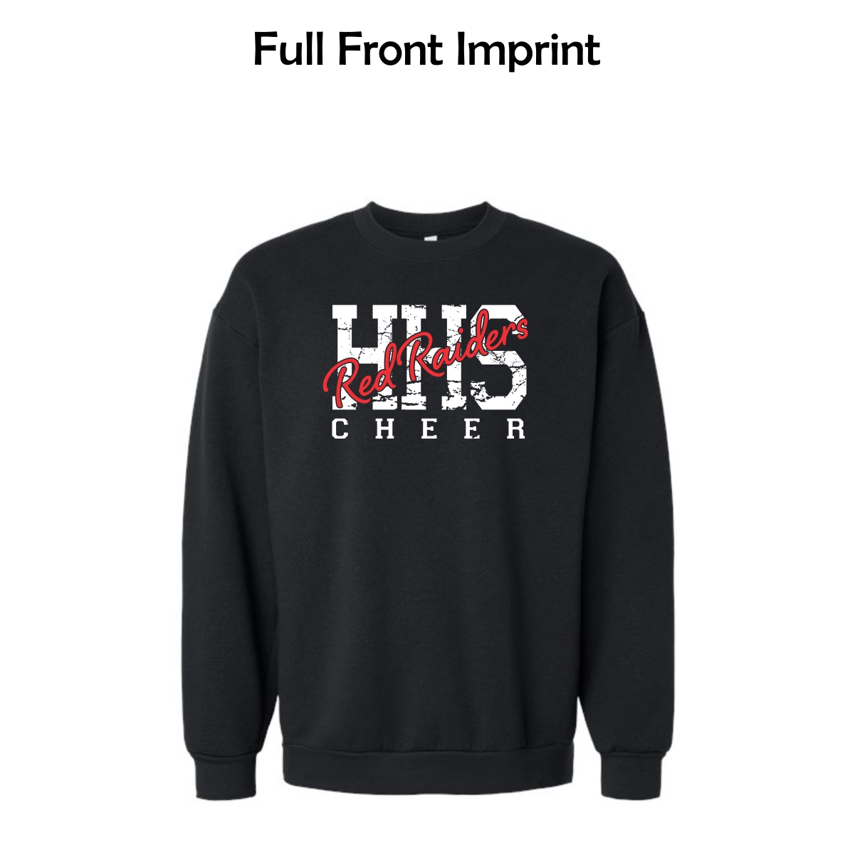 Huntley HS Cheer Fleece Crewneck Sweatshirt