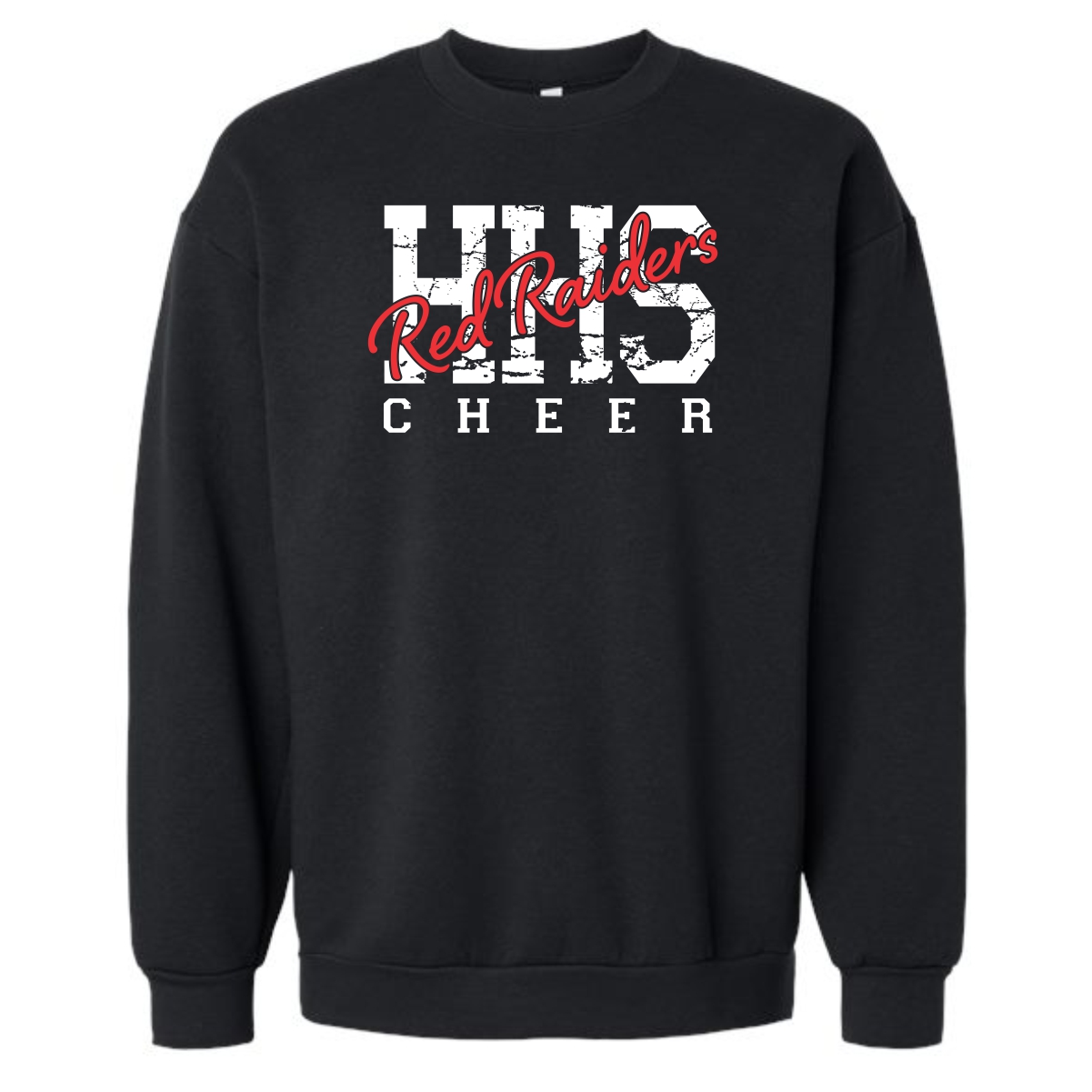 Huntley HS Cheer Fleece Crewneck Sweatshirt - Image 2
