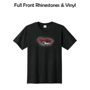 Huntley HS Cheer Tee with Rhinestones
