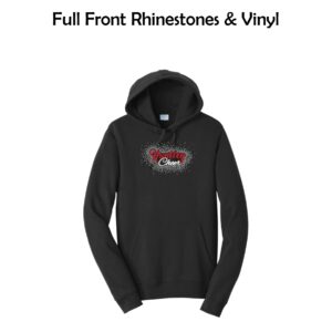 Huntley HS Cheer Hooded Sweatshirt with Rhinestones