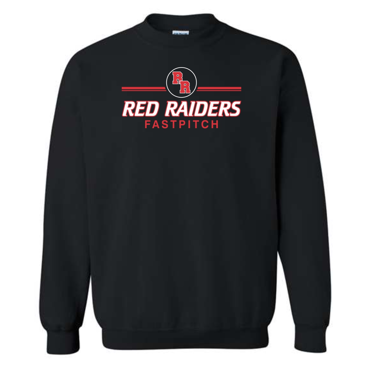 Red Raiders Fastpitch Softball Adult & Youth Heavy Blend Crewneck Sweatshirt - Image 3