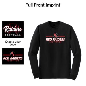 Red Raiders Fastpitch Softball Adult & Youth Long Sleeve T-Shirt