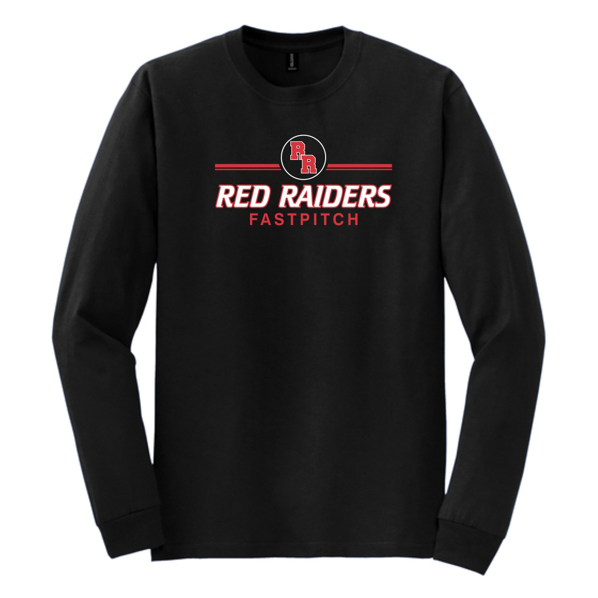 Red Raiders Fastpitch Softball Adult & Youth Long Sleeve T-Shirt - Image 3