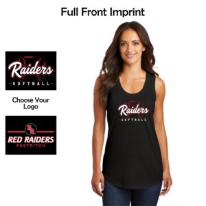 Red Raiders Fastpitch Softball Ladies Racerback Tank