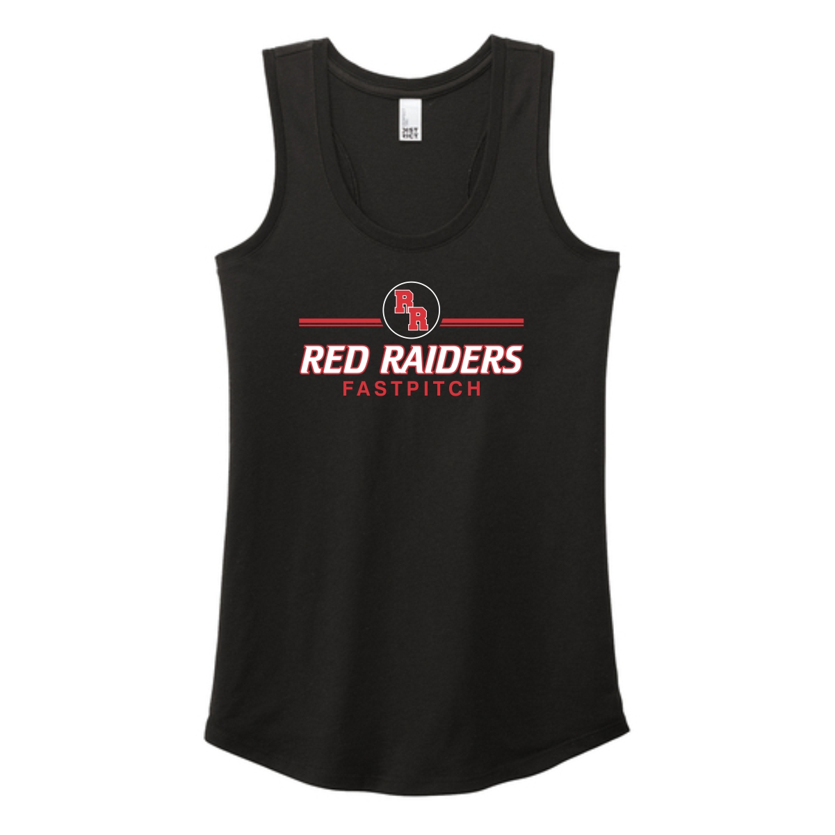 Red Raiders Fastpitch Softball Ladies Racerback Tank - Image 3