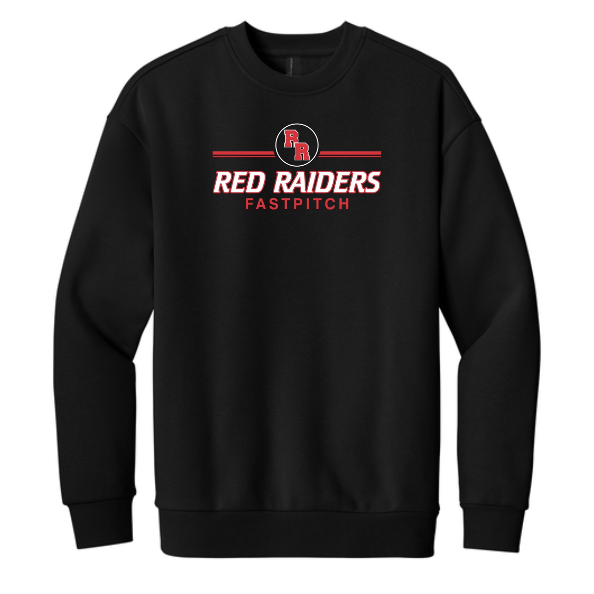 Red Raiders Fastpitch Softball Adult District Heavyweight Crew (Oversized fit) - Image 3