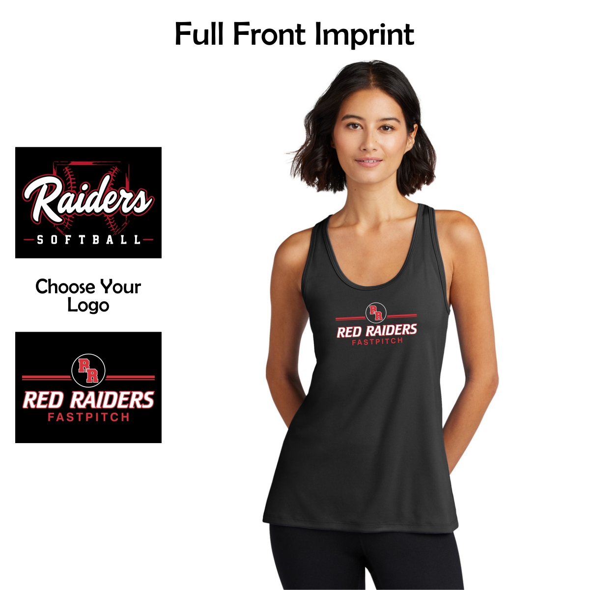 Red Raiders Fastpitch Softball Ladies Performance Tank