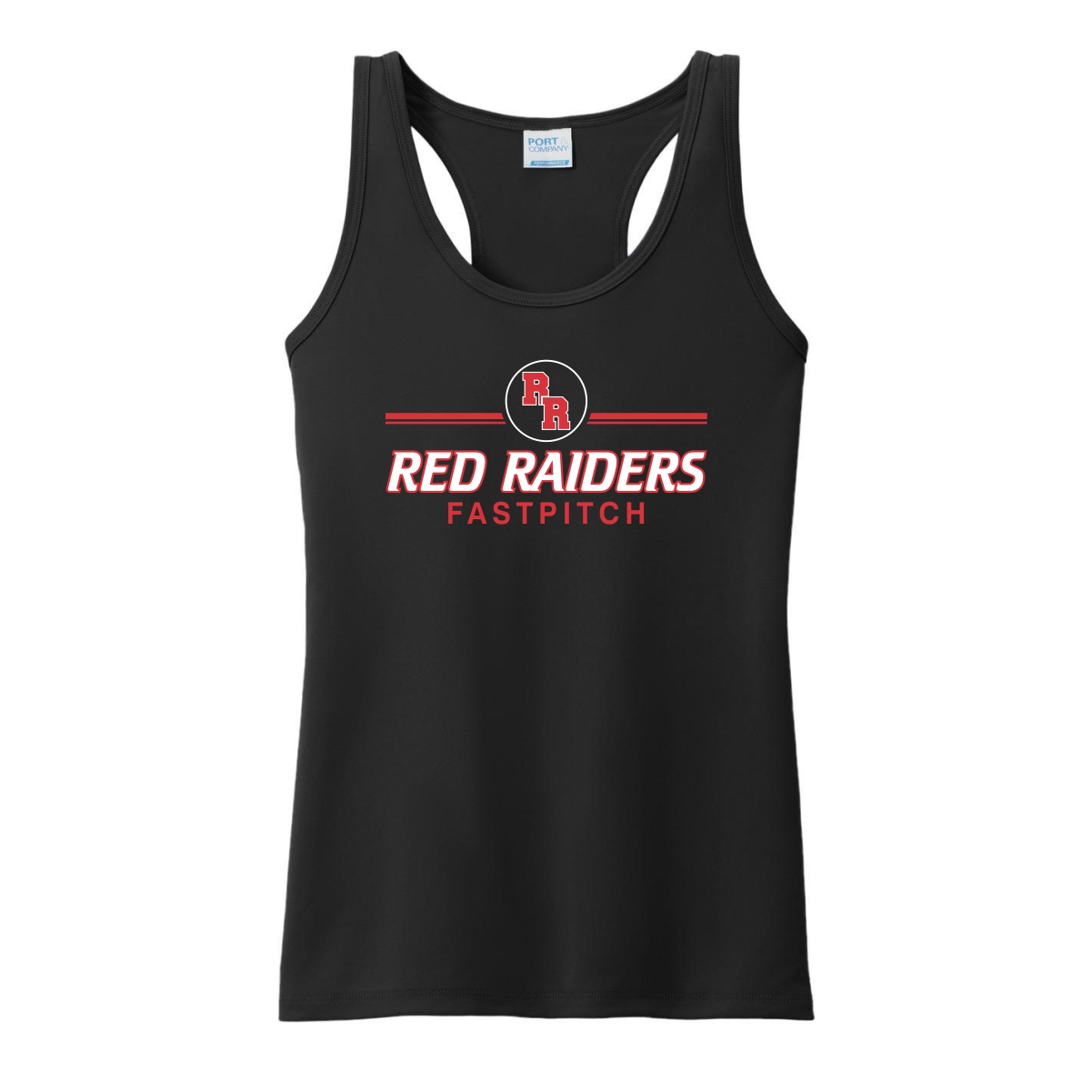 Red Raiders Fastpitch Softball Ladies Performance Tank - Image 3