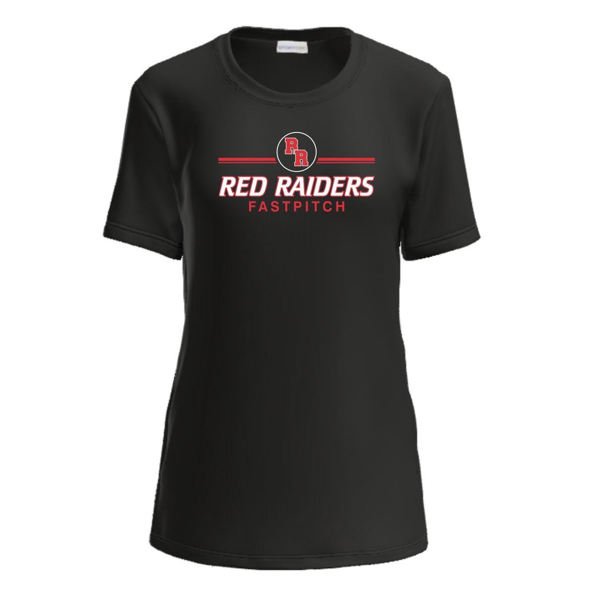 Red Raiders Fastpitch Softball Ladies Performance Tee - Image 3