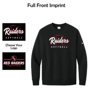 Red Raiders Fastpitch Softball Adult Nike Crew
