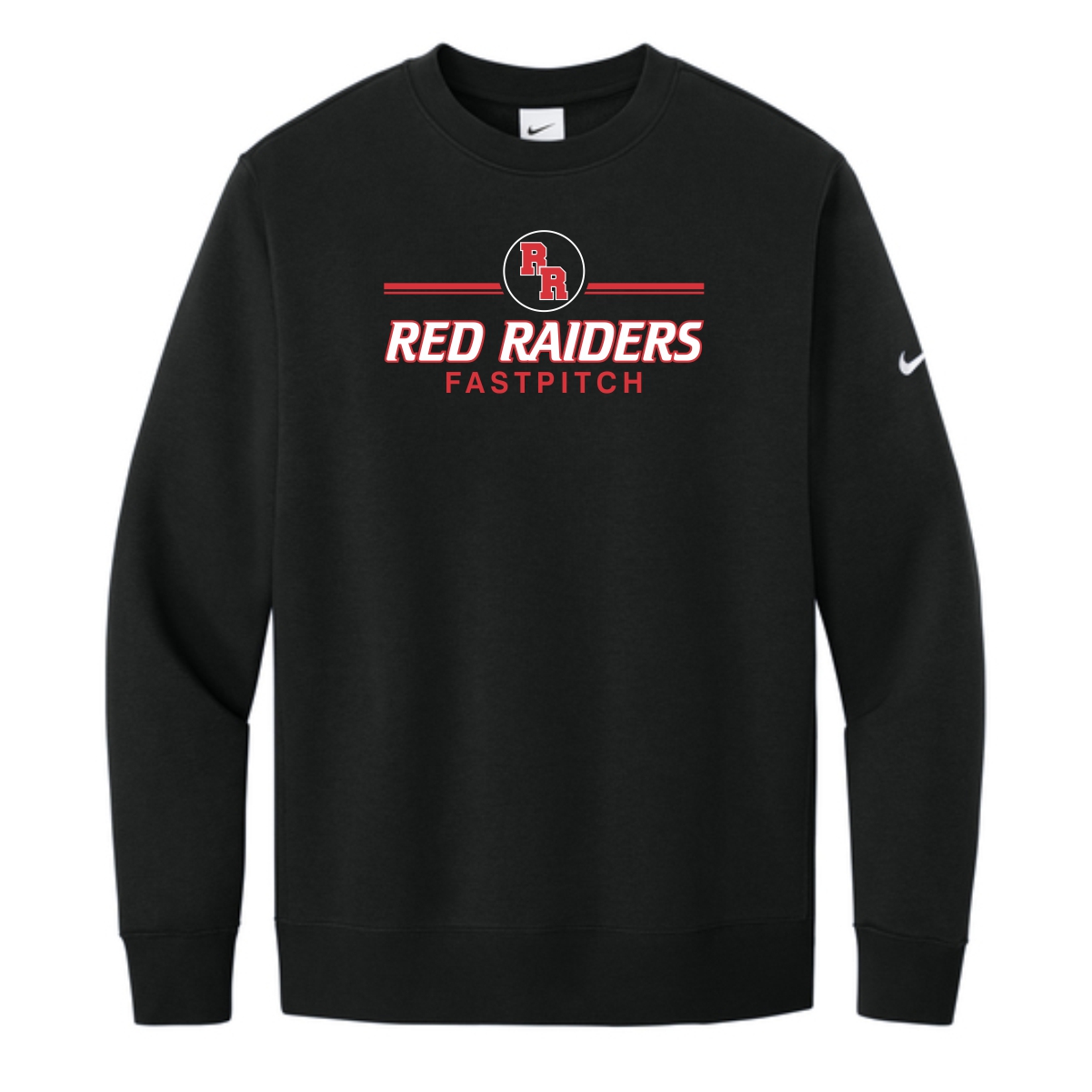 Red Raiders Fastpitch Softball Adult Nike Crew - Image 3