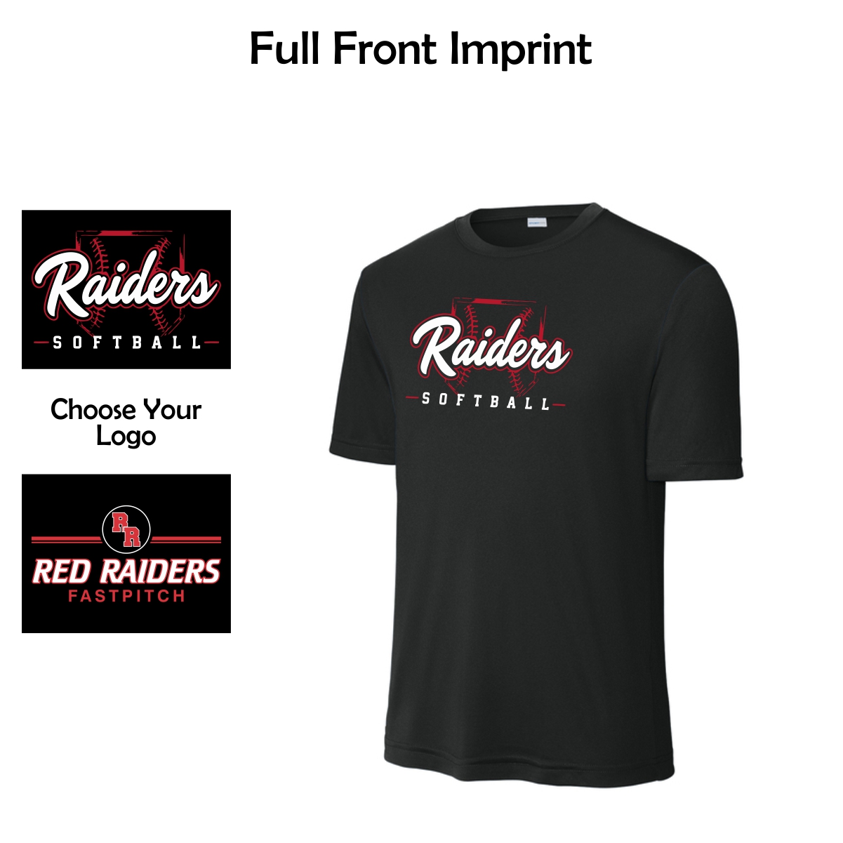 Red Raiders Fastpitch Softball Adult & Youth Performance Tee
