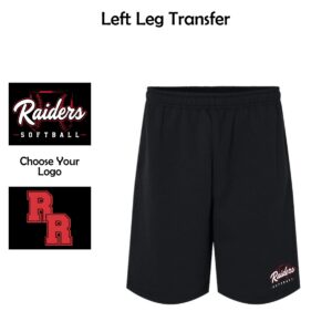 Red Raiders Fastpitch Softball Adult Fleece Shorts