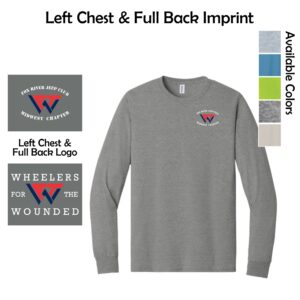 Wheelers for the Wounded Long Sleeve T-Shirt