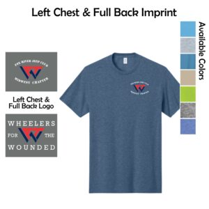Wheelers for the Wounded 50/50 T-Shirt