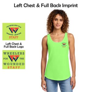 Wheelers for the Wounded 01 STAFF ONLY Ladies Tank Top