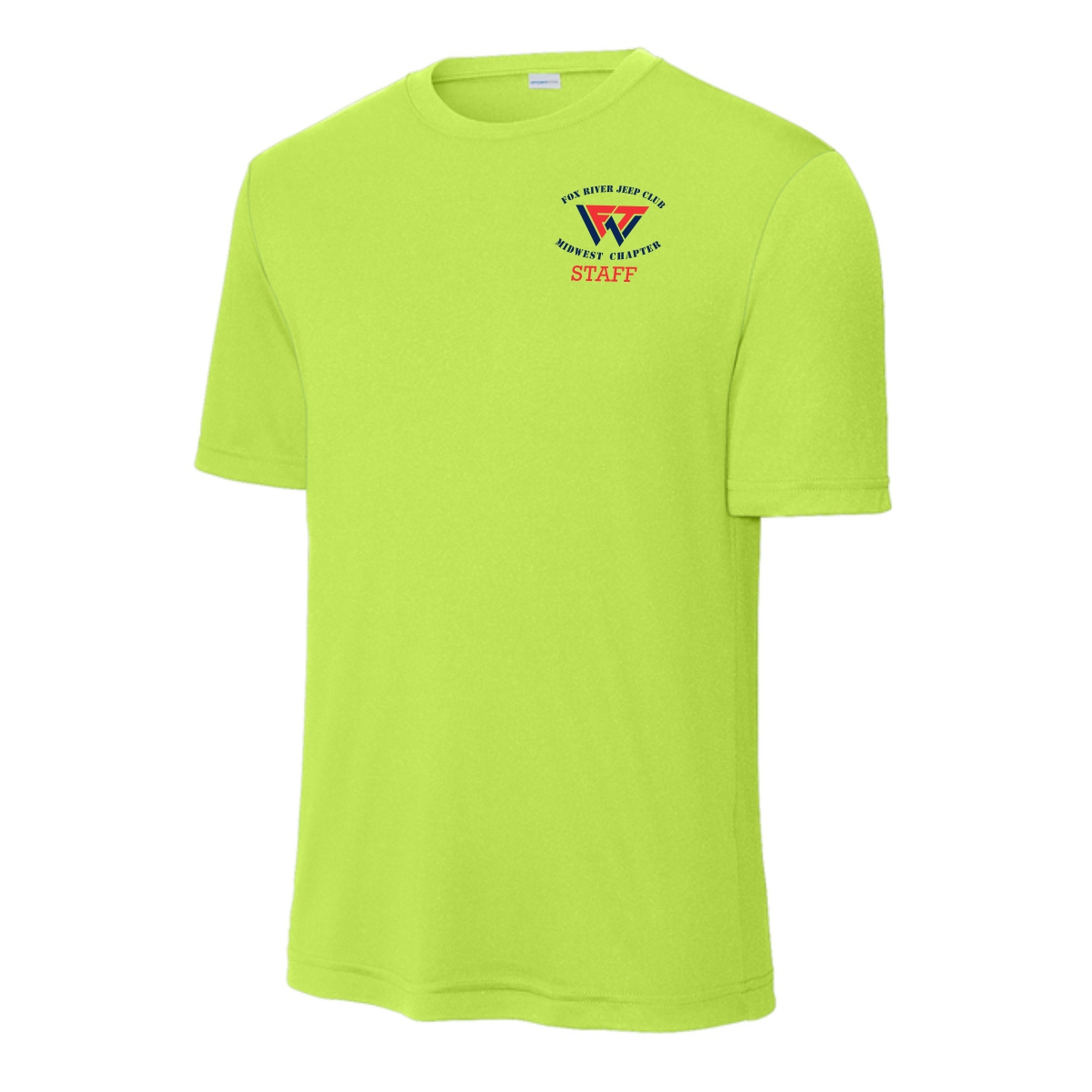 Wheelers for the Wounded 01 STAFF ONLY Performance Tee - Image 2