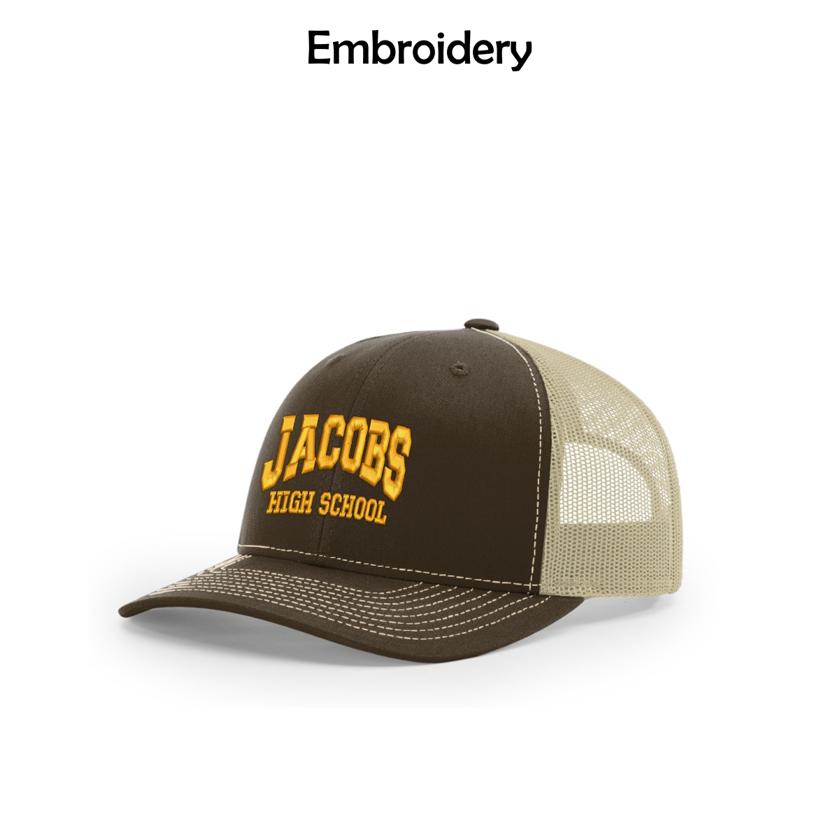 Jacobs High School Snapback Trucker Cap