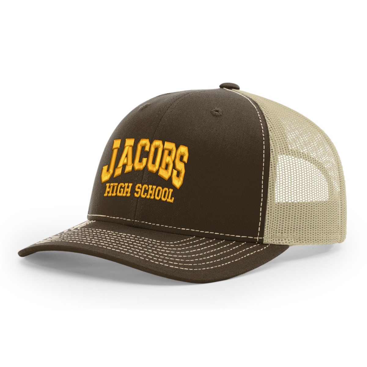 Jacobs High School Snapback Trucker Cap - Image 2