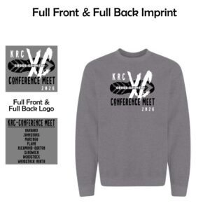 KRC Cross Country Conference Meet Crewneck Sweatshirt