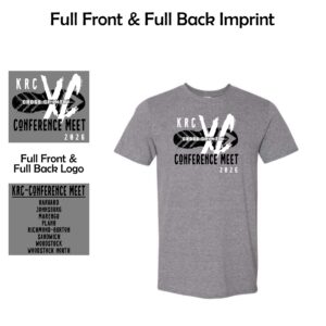 KRC Cross Country Conference Meet T-Shirt