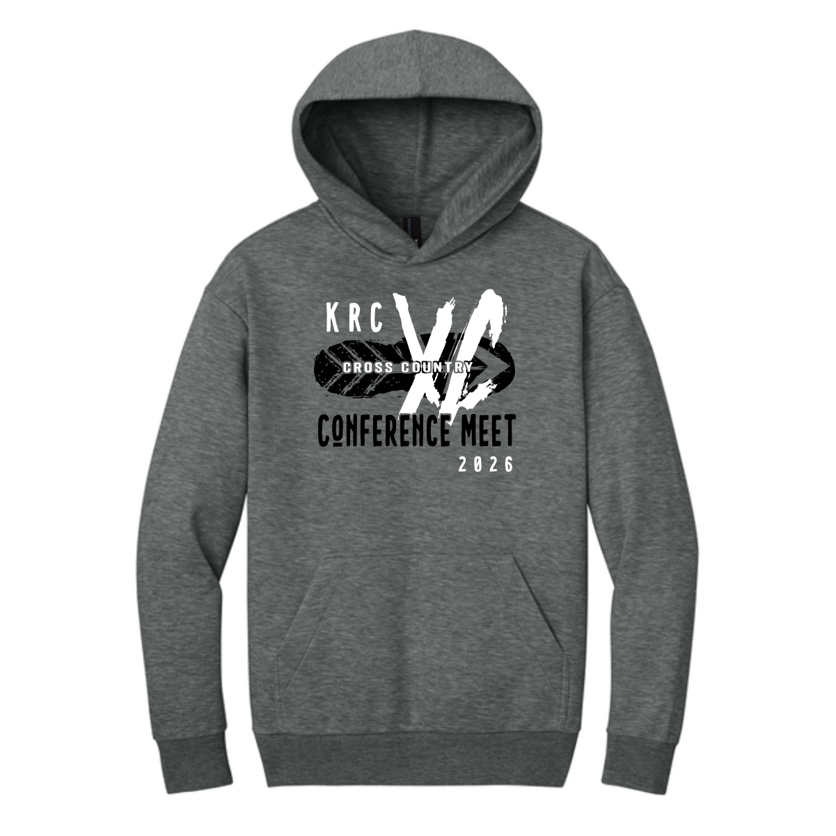 KRC Cross Country Conference Meet Heavyweight Fleece Hoodie (Oversized fit) - Image 2