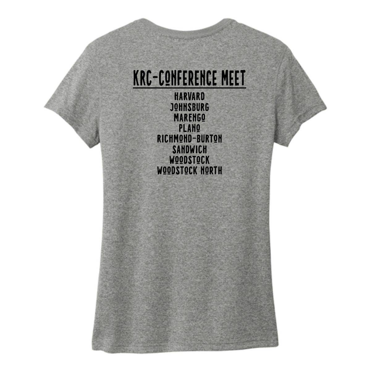 KRC Cross Country Conference Meet Ladies Nike Performance Tee - Image 3